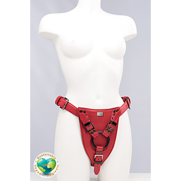 Carmen Rivera Red Vegan Leather Harness