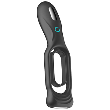 Shots Media Vibrating Cock Ring - Black