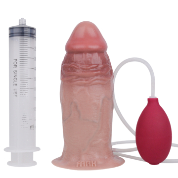 Squirting Butt Plug Realistic Penis 18.8cm