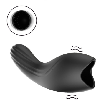 STD Vibrating Masturbator Barbati Glans Silicone