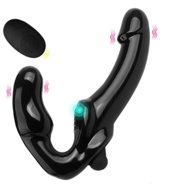Strap-on Dildo Vibrator Black