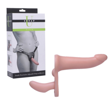 Plena II Double Penetration Adjustable Strap on Harness