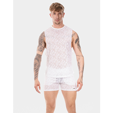 Barcode Berlin Tank Top - Shirt Ezekiel White
