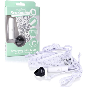 Screaming O Remote Control Panty Vibe - White