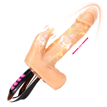 Thrusting Heating Rotation Licking Rabbit Vibrator