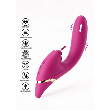 Triple Thrill Climaxer Rabbit Vibrator