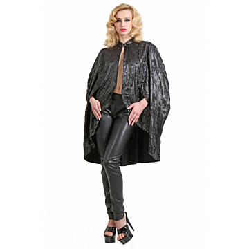 Soiemio Wide Black Cape/Coat