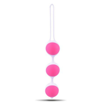 Toyz4lovers Triple Pink Silicone Vaginal Balls