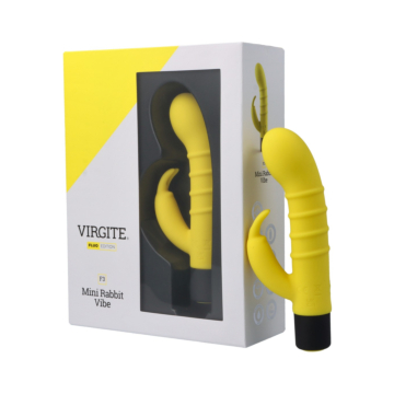 FLUO SILICONE RECHARGEABLE RABBIT VIBRATOR