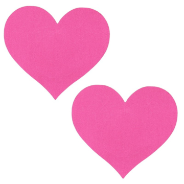 Wild Love Vinyl Heart Nipple Cover Pasties Rose