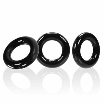 Willy rings cockring 3-
pack black