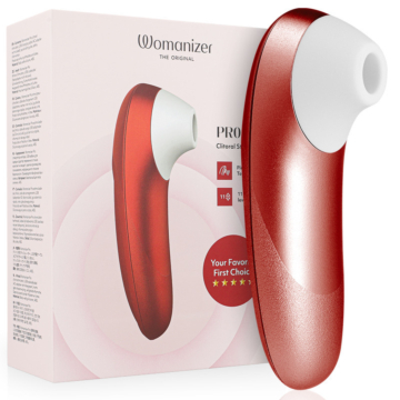 Womanizer Pro Vibrant Clitoral Stimulator Air Technology Burgundy