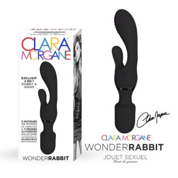 Clara Morgane Black Silicone Vibrator