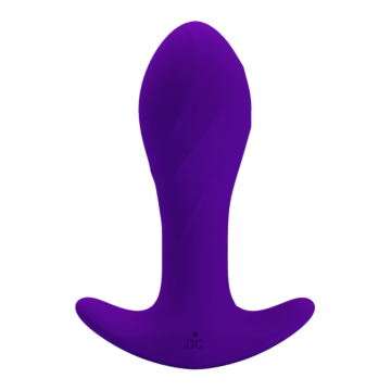 Pretty Love Rechargeable Anal Plug Massager (Purple)