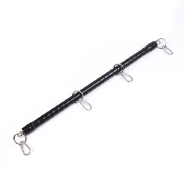 Wrist & Ankle Cuffs Bondage Bar Black