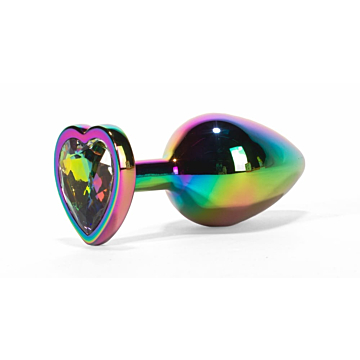 X-MEN Secret Shine Metal Butt Plug Rainbowheart S