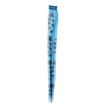 Turquoise Star Print Hair Extensions