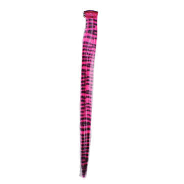 Pink Zebra Print Hair Highlights