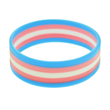 Multi Color Transgender Silicon Bracelets