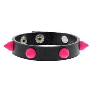 Pink Conical Studded Bracelet