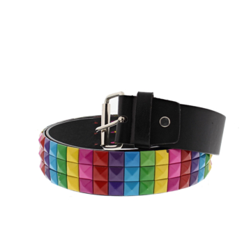Kinksters Rainbow Leather Chess Belts