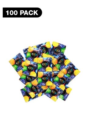 EXS Bubblegum Rap Condom - Multi Color