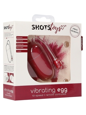 Intense Red Vaginal Egg - Shots Media