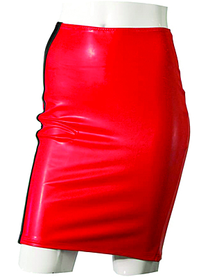 GP Datex Red Pencil Skirt