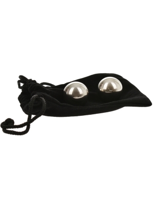 Kinksters Silver Stainless Steel Vaginal Balls