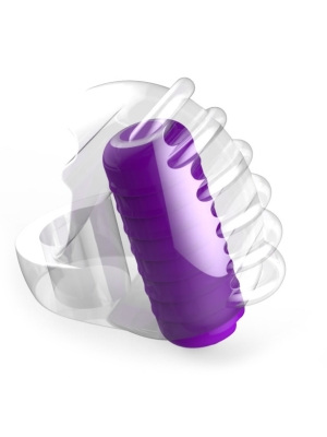Δονητής Purple Silicone Finger by Kinksters