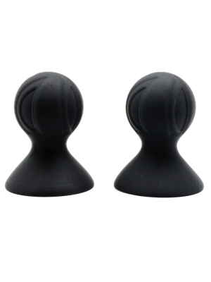 Kinksters Nipple Cups - Black Silicone (2 pcs)