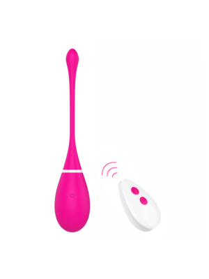 Silicone Vaginal Vibrator Dora with Remote Control &10 Vibration Modes (Pink) - STD