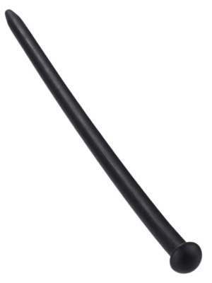 Black Silicone Urethral Dilator by Kinksters