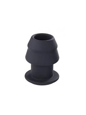 Black Silicone Butt Plug by Kinksters