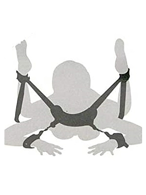 Hand and Leg Bondage Restraint Set for Positions Black