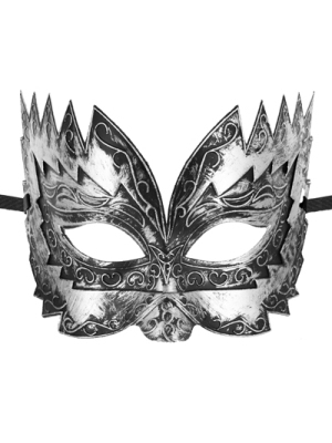 Silver Masquerade Mask by Kinksters