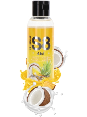 4-in-1 Dessert Kissable Warming Lubricant Pineapple 125ml - Stimul8