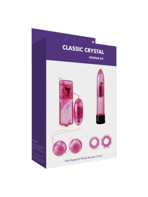 Spark Intimacy with KINX Crystal Couples Kit Pink
