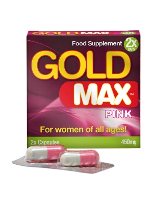 GoldMAX Libido Supplement 2 Pack For Women Pink 450mg