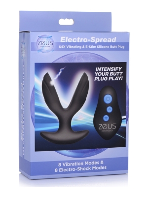 Electro-Spread 64X Vibrating Plug - Black