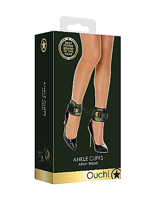 Ouch Army Green Ankle Cuffs