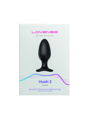 Lovense Hush 2 Black Anal Plug