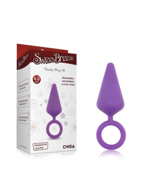 Chisa Silicone Candy Butt Plug (Purple)