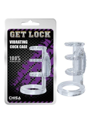 Chisa Lock Δονούμενο Κλουβί Πέους