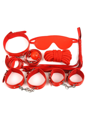 BDSM Set Red Enchantment 7 Pieces, Red, Guilty Toys