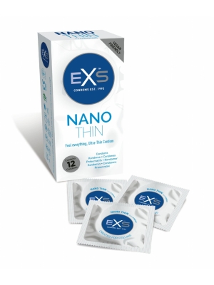 EXS Nano Thin Condoms - 12 Pieces