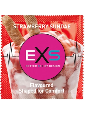 EXS Strawberry Condom - Sensual Pleasure