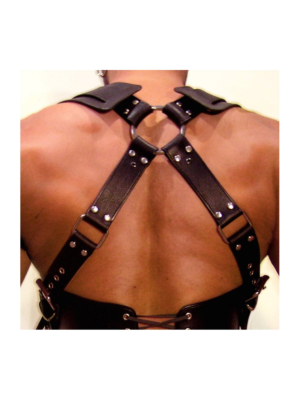 Kinksters Men's Black Vegan Leather Harness