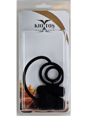 Kiotos Black Silicone Butt Plug