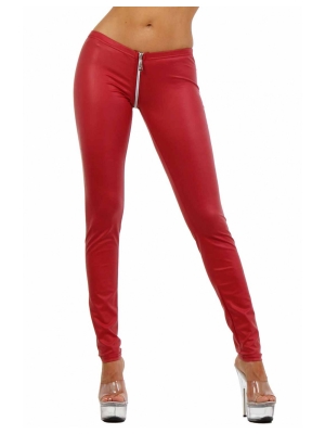 Stylish Red Slim Fit Trouser by Soiemio